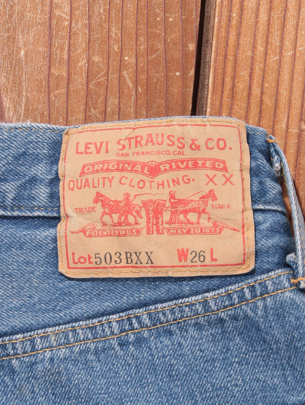 LEVI'S® VINTAGE CLOTHING503B XX Smokestack｜リーバイス® 公式通販